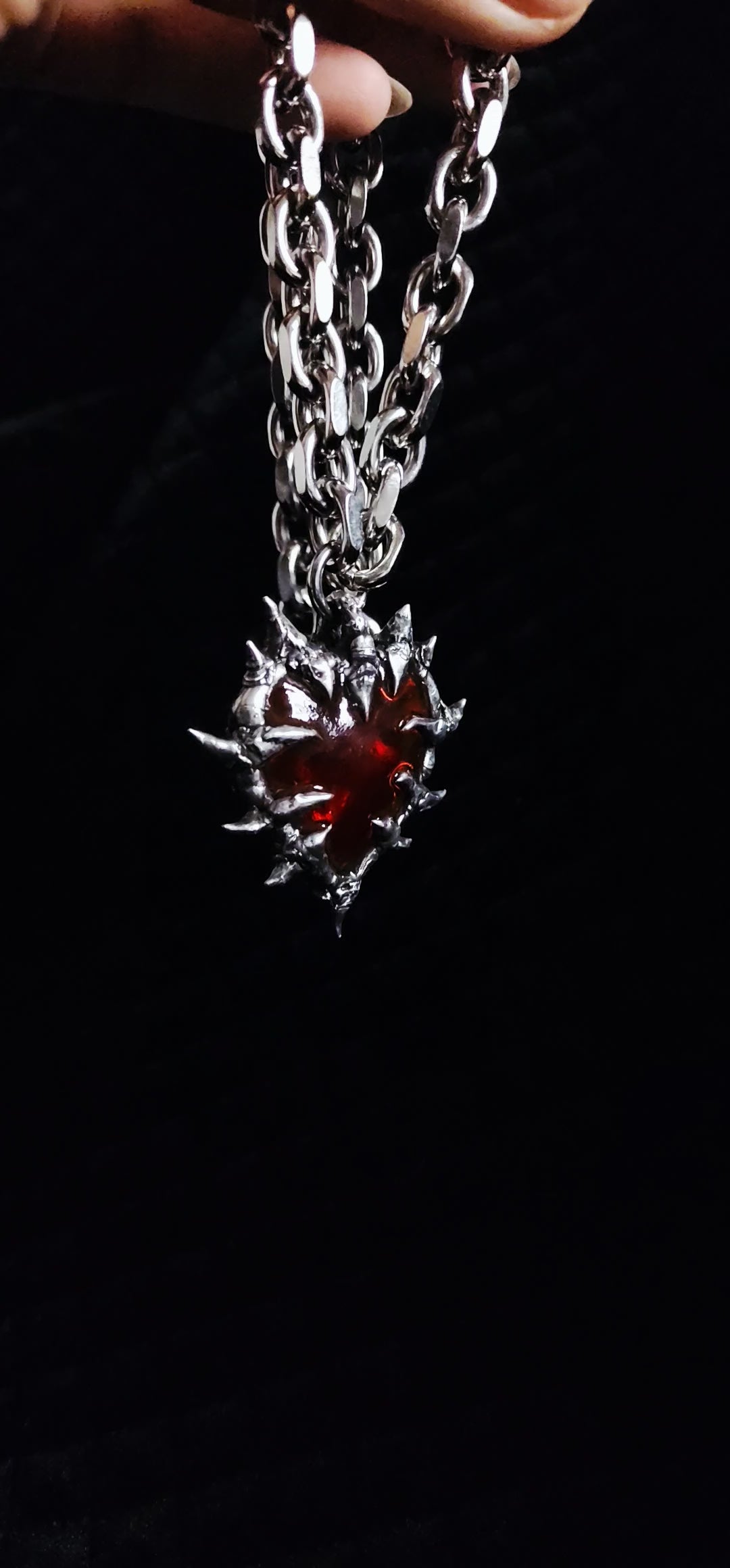 Rib Cage Glass Heart