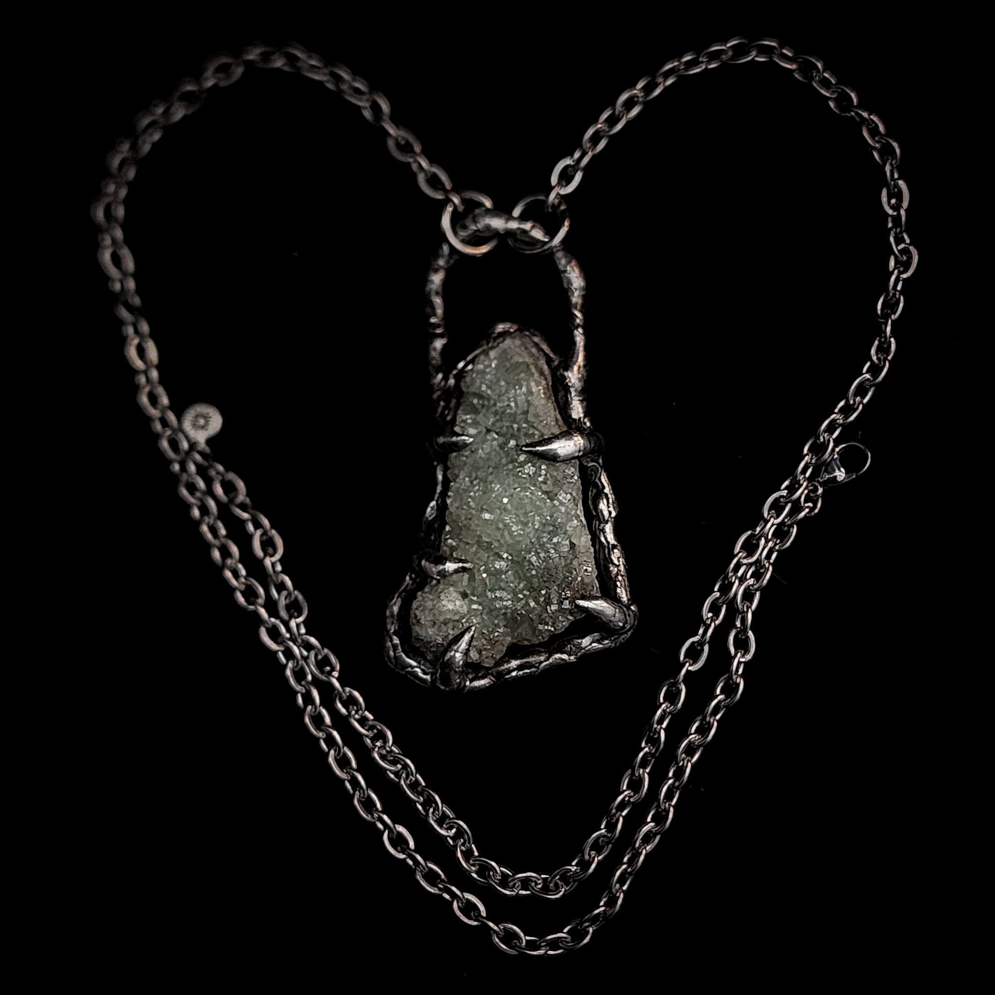 Prasiolite Druzy - Talisman
