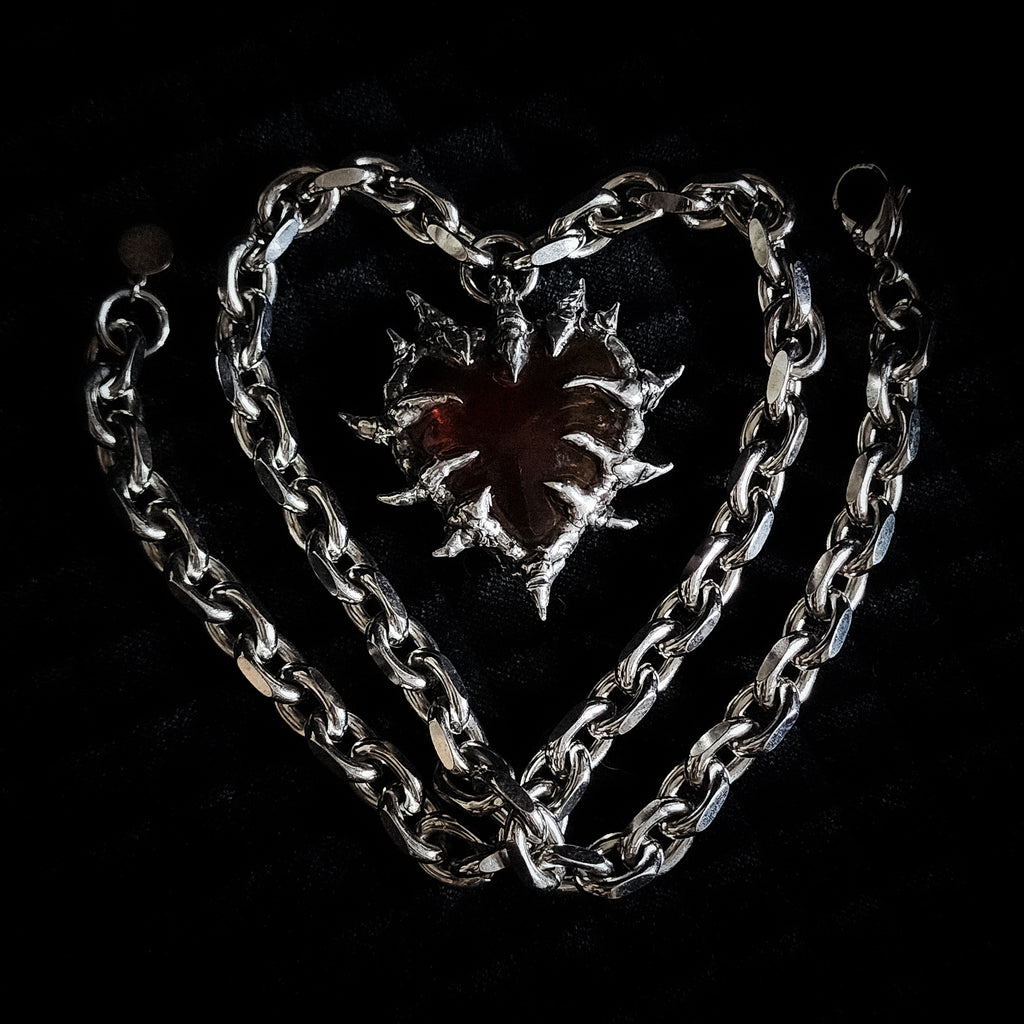 Rib Cage Glass Heart