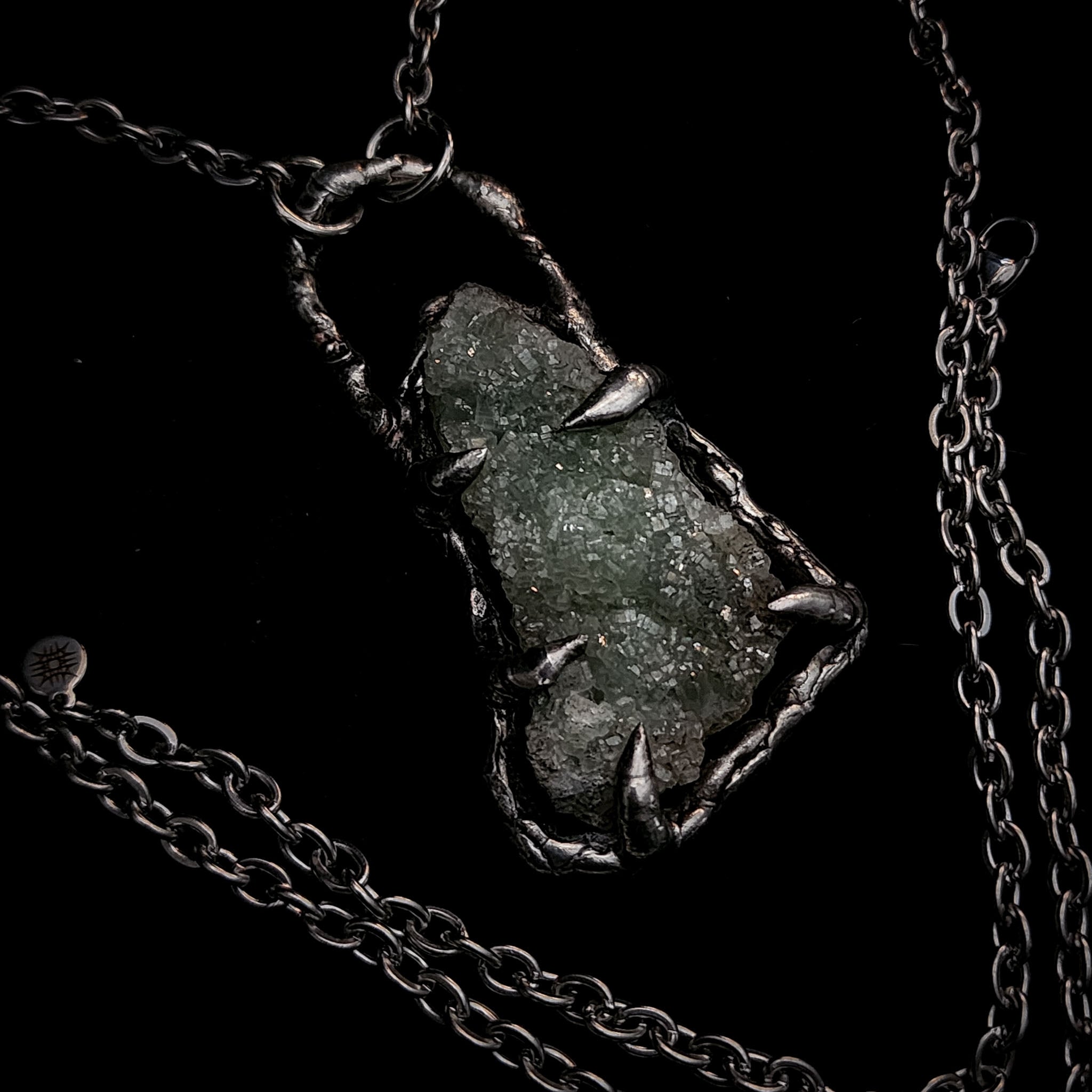 Prasiolite Druzy - Talisman